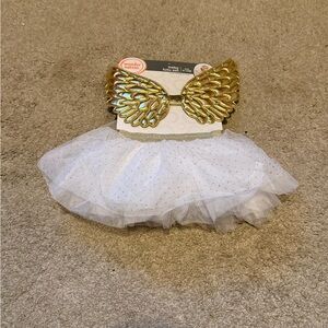 Wonder Nation Gold and White Angel Costume for Kids